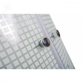 Душевая кабина Deto L 980 N без крыши 80х80х200 см